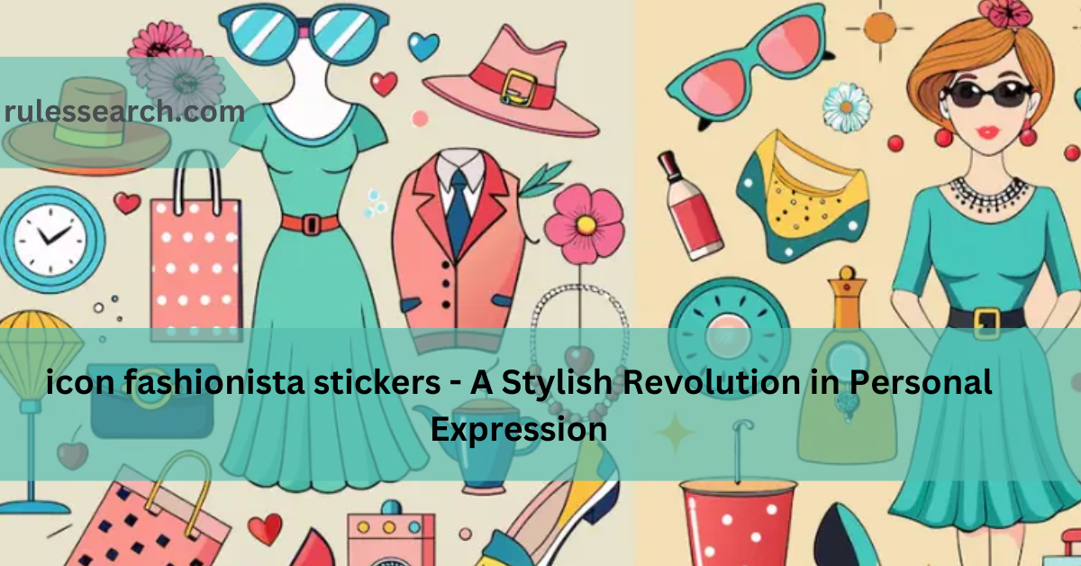 icon fashionista stickers